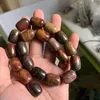 Pärlor Natural Picasso Jasper Stone för smycken som gör armband kvinnor 15 '' Nålarbete distans DIY -prydnad