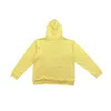 Men'S Hoodies Sweatshirts 2022 Yellow Color Men Women 1 High Quality Vintage Wash Printed Hoodie Oversized Long Sleeve Drop Delive Dh0Jn
