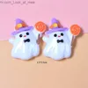 Autres fournitures de fête d'événement 10pcs nouvelle résine mignonne mini collection d'Halloween pièces de manucure à dos plat embellissements pour accessoires de cheveux arcs Q231010