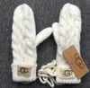 Five Fingers Gloves New Women Designer Mitten Sheepskin Gloves Winter Luxury Genuine Leather Brands Fingers Glove Warm Cashmere Inside Touch Screen