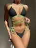 Kobiety stroje kąpielowe Mini mikro bikini 2023 Brazylijski strój kąpielowy seksowna bikwiini pływacka dla kobiet kąpiąc się