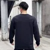 Men's T Shirts O-Neck Texture And Drape Feeling Long Sleeved T-Shirt Sports Fitness Running Training Clothes Loose Oversized