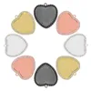 Hanger Kettingen 50 stks/partij 25mm Hart Tray Charms Bezel Setting Voor DIY Maken Ketting Armband Sleutelhanger Sieraden Groothandel TYR018