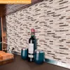 Wandaufkleber Vividtiles 3D-Mosaikfliesen, selbstklebende, wasserdichte Vinyl-Tapete, Küche, Badezimmer, Backsplash, DIY, Marmor, 5 Stück 231009