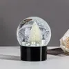 Decorations CClassics Snow Globe With Christmas Tree Inside Car Decoration Crystal Ball Special Novelty Christmas Gift with Gifts Box LT564