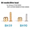 Bike Derailleurs 10set for SHIMANO DEORE BH90 BH59 Brake Olivary head Mountain XT SLX M355 M315 MT200 M6000 M7000 M8000 Oil needle 231010