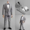 Military Figures ZY5038 1/6 Male Gray Suit Model Shirt Trousers with Tie Clothes Set Leather Shoes Hollow Accessory for 12'' Soldier Action Figur 231009