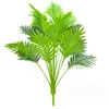 Christmas Decorations 65-92cm Large Artificial Palm Tree Tropical Plants Branches Plastic Fake Tree Iron Leaves Christmas Home Garden Room Decoration 231010