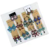 10Pairslot Ea065563083 baumeln Kronleuchter Mix Farben Stil Mode baumeln Kronleuchter Ohrringe für DIY Geschenk Handwerk Schmuck Schmuck Earr Dhbui