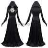 Temadräkt vampyr gotisk lady klänning cosplay medeltida vintage steampunk mördare dräkt kläder fest halloween karneval klänning dräkt x1010