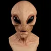 Party Masks Halloween Alien Mask Scary Horrible Big Eyes Horror fl Head Latex Magic Monster Mondkapjes L230704 Home Garden Festive Par Dht6p