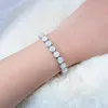 Charm Bracelets CiNily White Fire Opal Stone Chain Link Bracelet Bangles Silver Plated Luxury Larger Boho Bohemia Summer Jewelry Gifts for Women 231009