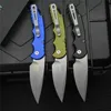 Pro-Tech TR-5 Auto Folding Knife 3.25 "D2 Stonwashed Plain Blade Aluminium Handtag-T501 Camping Knife Pocket Knives 34070 920 Auto Rescue Gift Knives EDC Tools