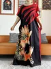 Ethnic Clothing Style Abaya For Women African Fashion Print Stitching Dress Islamic Turkey Long Skirt Dubai Middle East Ladies