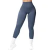 Completo da yoga Legging a costine Senza cuciture Vita alta Pantaloni push up sexy da palestra Legging fitness Controllo della pancia Allenamento da corsa Collant 231010