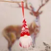 Christmas Ornaments Handmade Swedish Tomte Gnomes Plush Scandinavian Santa Christmas Tree Hanging Decoration Home Decor Stock