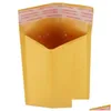 Sacos de correio Atacado Poly Bubble Mailer Pequenos sacos de embalagem acolchoados BK Envelope para mailing e auto-selo navio saco amarelo escritório escola dhlrw