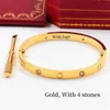 AAA TOP Bracciale rigido in oro moda di alta qualità Bracciali in acciaio inossidabile Famosi designer di lusso Gioielli di marca da donna Coppia SCRE2211