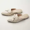 夏の新しいbaotou poinded head half slippers women's outwear wear mueller shoes平らなボトボトボトムハーフトークールドラッグ101723