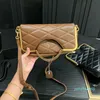 Vintage en cuir véritable fourre-tout sac designer sac femmes directionnelle fermeture éclair sac à bandoulière sac à main à la mode pliant diamant checker cros