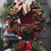 Fiori decorativi Decorazione natalizia Bacca artificiale Oro rosso Stame di ciliegia Mini bacche finte Perline per feste fai da te