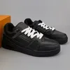 Sneakers Designer Trainer Men Casual Shoe Virgil Black White Panda Fashion Low Top Platform Leather Rubber Sloe Outdoor Walking Eur 36-45