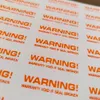 1000pcs 30x10 mm gwarancja ostrzegawcza, jeśli uszczelka zepsuta pieczęć zabezpieczająca Dowód krucha papierowa etykieta manipulacji Widoczna naprawa naklejki Guanantee Nieważne