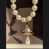 Collier de perles de luxe à la mode, pendentif de styliste, bijoux stéréoscopiques, collier saturne rétro Style191o