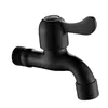 Bathroom Sink Faucets Black Filter Faucet 1/2 External Thread 304 Stainless Steel Mop Pool Basin Washing Machine Wall