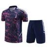 22/23 soccer jerseys short sleeves training suit POGBA DI MARIA VLAHOVIC CHIESA 23/24 tracksuit men kids kit set football kit uniform sportswear 01