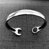 Charm Bracelets Wrench Biker Bangle 316L Stainless Steel Cool Spanner Bracelet For Men 231009