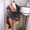 Schal Designer Schal Luxus Schal Designer für Frauen Winter doppelseitiger Kaschmirschal 190*65cm Modetrend Schal Großhandel