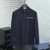 Designerski męski polo t -koszulka pullover tees mody mody man man kurtka Stylista długi rękaw