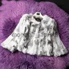 Women's Fur Faux Fur 2021 New Women Fashion Brand Design Real Genuine Natural Rabbit Fur Coat Free Shipping Female Pure Dropshipping Jacket DFP311 J231010