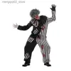 Costume a tema 2022 Adulto Evil Clown circo Cosplay Halloween Come Vintage da uomo Bloody Killer Clown Carnevale Pasqua Purim Fancy Dress Q231010