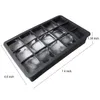 15 grade grande bandeja de gelo caixa molde grande grau alimentício silicone cubo de gelo bandeja quadrada molde diy bar pub vinho blocos de gelo fabricante modelo