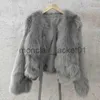 Women's Fur Faux Fur Lucyever Luxury Cropped Faux Fur Coat Female 2023 Winter Hot Cool Girls Fluffy Short Fur Jacket New Lace Up Faux Fox Fur Coats J231010