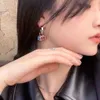 Muimu Boucle D'oreille Bijoux De Créateur Qualité Originale Coloré M-Lettre Tridimensionnel Rubik's Cube Boucles D'oreilles En Émail De Haute Qualité Polyvalent Boucles D'oreilles Et Boucles D'oreilles Femme