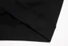 Designer haut de gamme Lo Ka 2024 Automne Hiver Nouveau T-shirt à manches longues brodé bicolore pour hommes et femmes pull ample décontracté