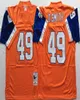 Jersey Football Jersey 7 John Elway 27 Steve Atwater 77 Mecklenburg 80 Shannon Sharpe 24 Champ Bailey 30 Terrell Davis M N Blue Orange White