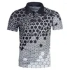 Herenpolo's Mode Herenpoloshirt Afdrukken Korte mouw Ademend Comfortabel Top Polyester Sweatshirt T-shirts Aankomst Homme Tops