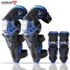 VEMAR 4 pièces genouillère de protection moto genouillère Sport coque dure protecteur genou coudières pour adulte garde en fibre de carbone VTT 231010