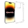 Coque de téléphone transparente en TPU souple, étui de protection antichoc pour iPhone 15 pro max plus 14 13