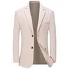 Męskie garnitury 2023 Spring i jesienne garnitur Przystojny Middle Young Wygodny, cienki płaszcz