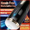 Masturbators Male Automatisk avsugning Sugande vagina Multi Sound Vibrator Masturbation Cup For Men Pussy Pocket uppvärmda sexiga leksaker 231010