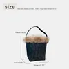 Evening Bags Large Capacity Vintage Bucket For Women Luxury Designer Handbag And Purse 2023 In PU Plush Trim With Inner Pocket Tote