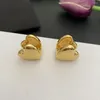 Pendientes de tuerca de alta calidad con forma de corazón y oreja de amor, luz francesa, lujo