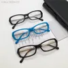 Nya modedesign Optiska glasögon 3218-A Small Square Frame Acetate Temples Män och kvinnor Eyewear Simple Popular Style Clear Lenses Gelglas