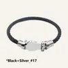 Bracelet de câble de bracelet à cheval pour hommes Femmes 18k Silver Bangle Fashion Designers Gift Holiday Birthday