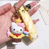 Mignon poupée gâteau rose chat poupée machine cadeau pendentif dessin animé porte-clés